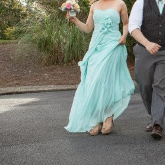 For Her and For Him Strapless Dress (Hint of Mint) - Picture 3 of 6